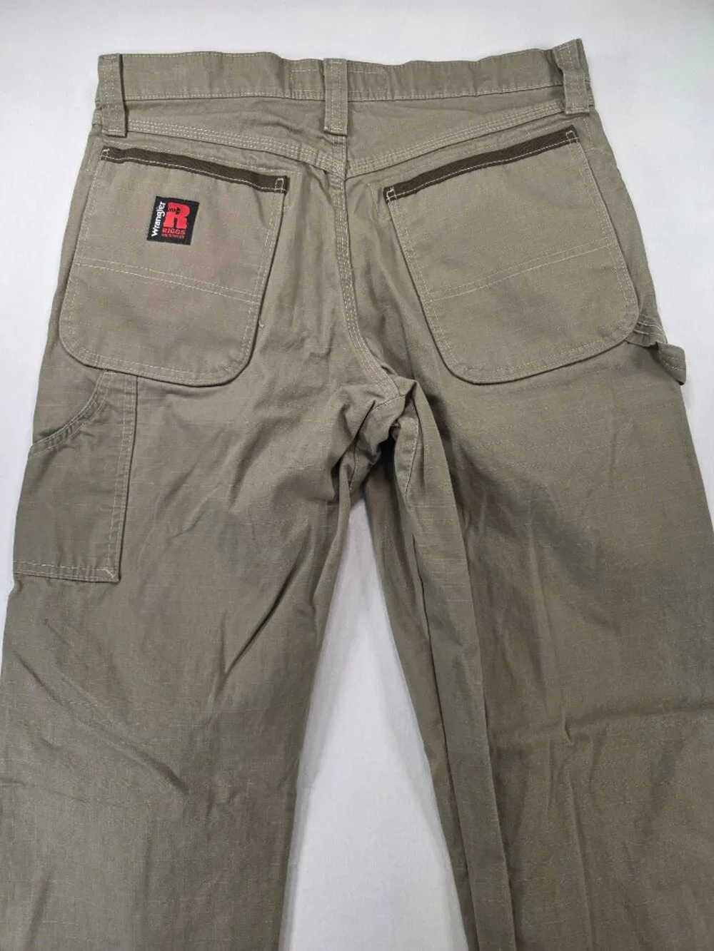 Wrangler Riggs Workwear Utility Work Pants Olive 32x34 NWOT